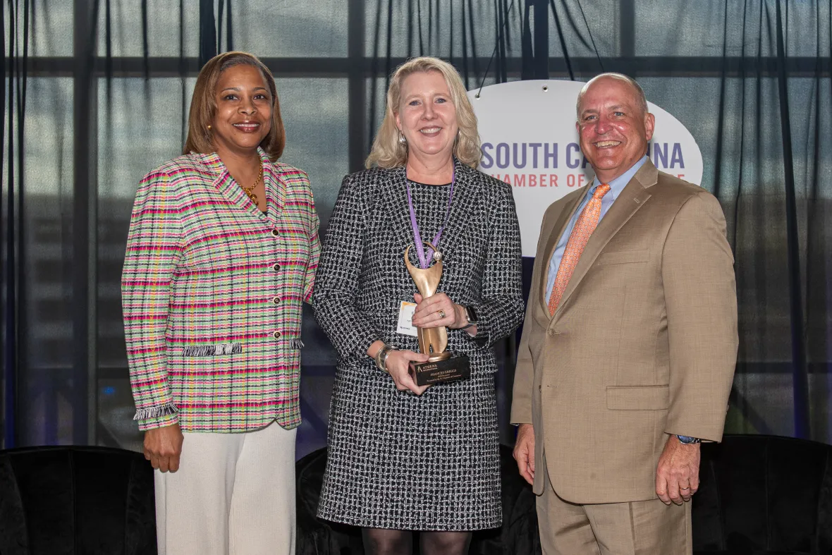 Frances Griggs recognized with ATHENA Leadership Award by SC Chamber
